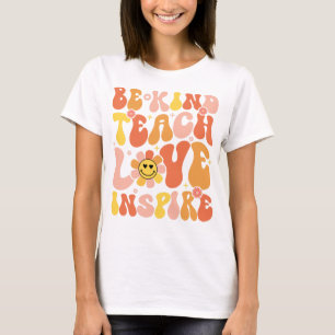 Camiseta Seja gentil Ensinar Amor