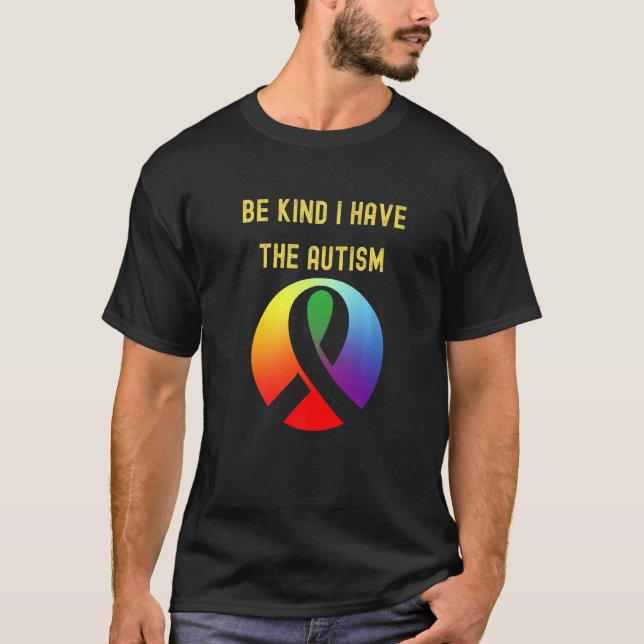 Camiseta Seja Gentil Eu Tenho Autismo (Frente)