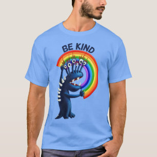Camiseta Seja gentil, gentil, cotovelo