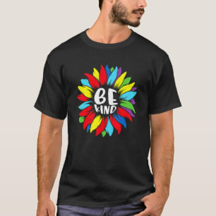 Camiseta Seja Gentil Gentileza Girassol Puzzle Conscientiza