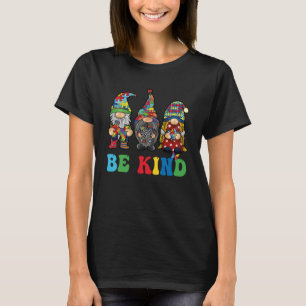 Camiseta Seja gentil Gnomos Girassol Autismo Sensibilização