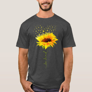 Camiseta Seja gentil, Hippie Sunflower, Eu Amo Você, Surdo