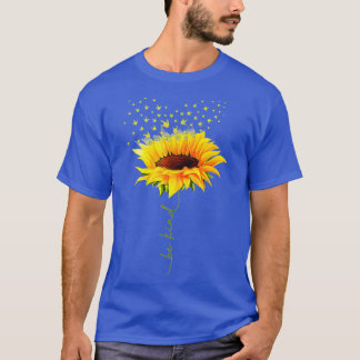 Camiseta Seja gentil Hippie Sunflower Eu Amo Você Surdo Sin