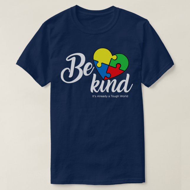 Camiseta Seja gentil Motivar Suporte Legal Sensibilização p (Frente do Design)