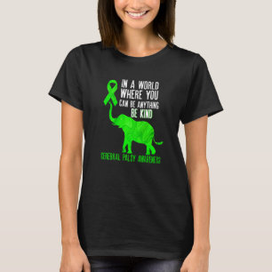 Camiseta Seja gentil paralisia cerebral Conscientização ele
