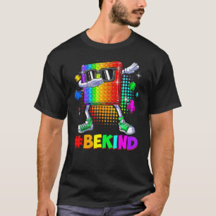 Camiseta Seja Gentil Peça de Puzzle Pop It Dabbing Conscien