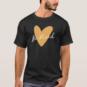 Camiseta Seja gentil, Por Citação, Mão Bonita Desenhada