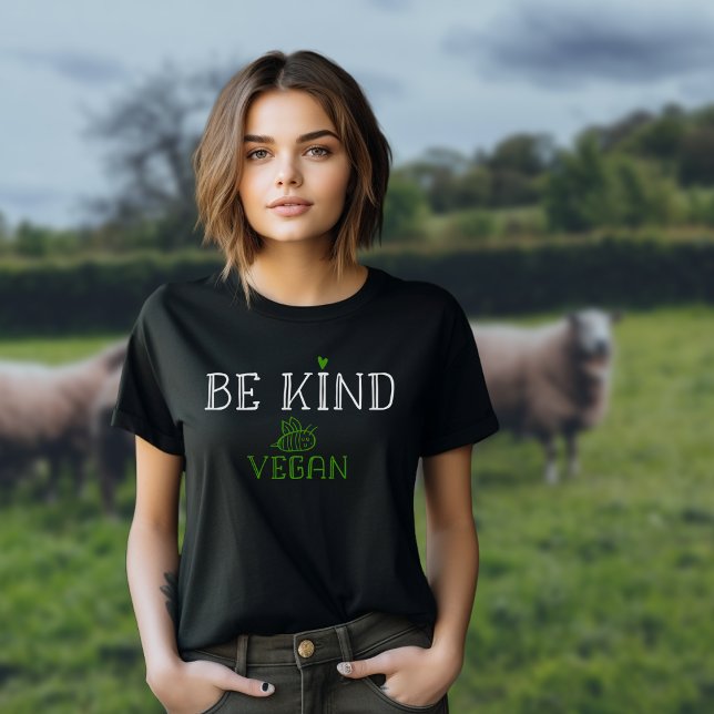 Camiseta Seja Gentil Seja Vegano (Criador carregado)