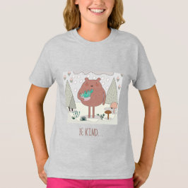 Camiseta Seja gentil... Urso Natureza Cute Carrinho