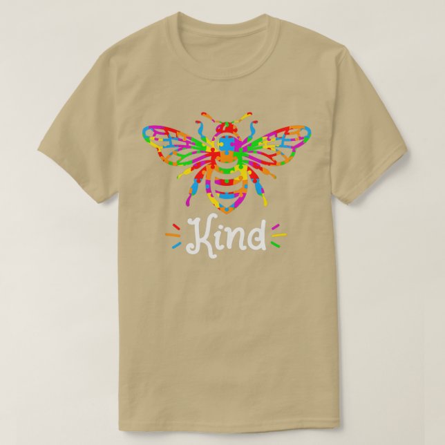 Camiseta Seja gentilMês de Consciência do Autismo (Frente do Design)
