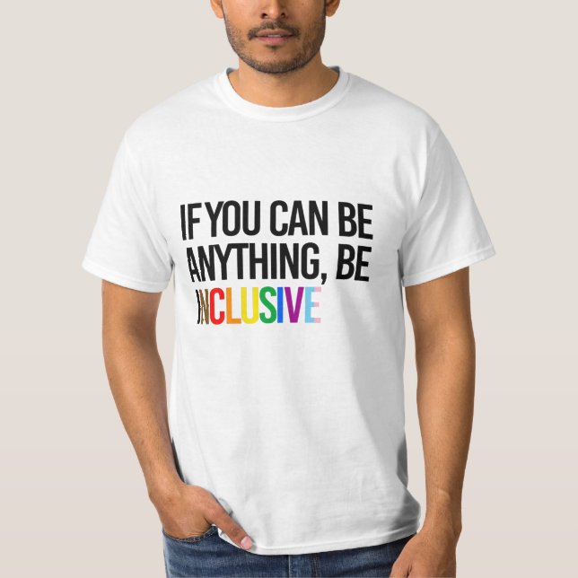 Camiseta Seja Inclusivo (Frente)