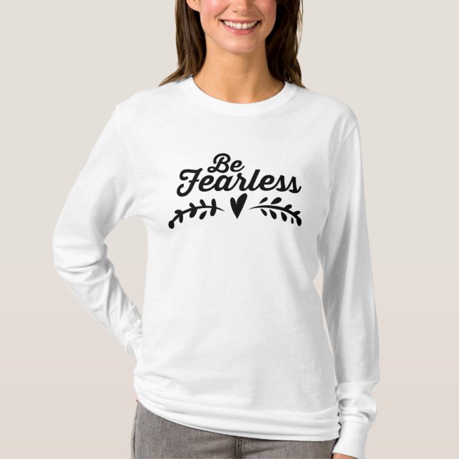 Camiseta Seja inspirado sem medo (Frente)