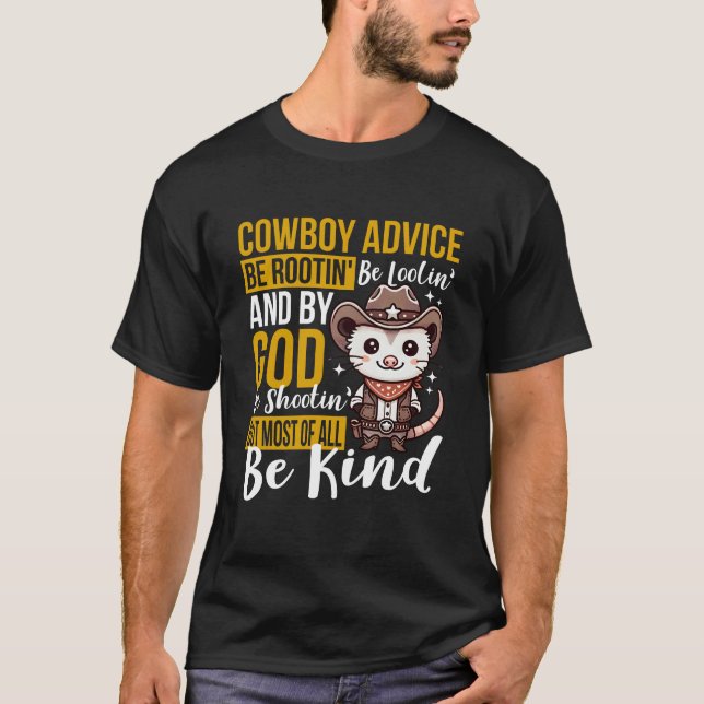 Camiseta Seja Kind Ogambm Advice Rootin' Tootin (Frente)
