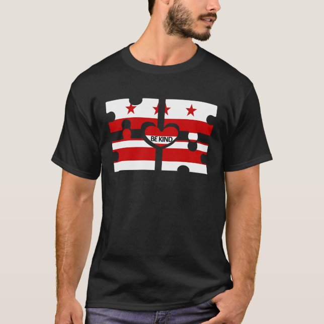 Camiseta Seja Kind Washington DC (Frente)