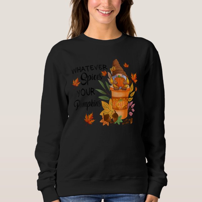 Camiseta Seja lá o que apimenta seus Gnomos de Outono de Ca (Frente)