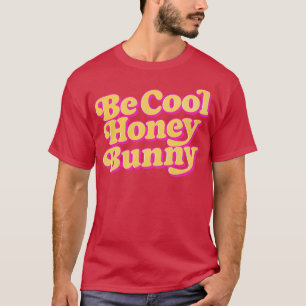 Camiseta Seja Legal, Design de estilo retro coelhinho de me