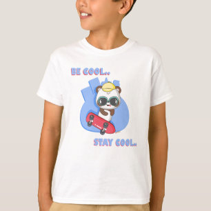 Camiseta Seja Legal, fique Legal: Designs de Frente Animal