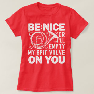 Camiseta Seja legal ou eu esvaziarei minha vala de cuspe do