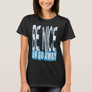 Camiseta Seja Legal Ou Saia Do Sarc Inspiracional Motivacio