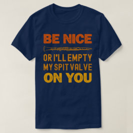 Camiseta Seja legal ou vou esvaziar minha vala de cuspe no 