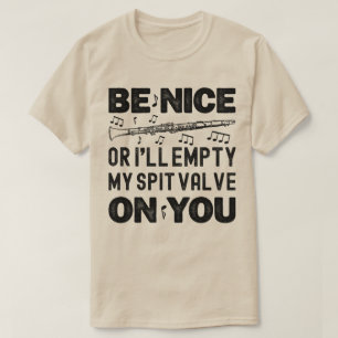 Camiseta Seja legal, vou esvaziar meus amantes da Válvula C