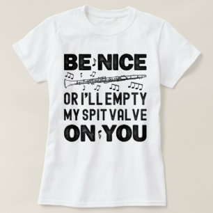 Camiseta Seja legal, vou esvaziar meus amantes da Válvula C