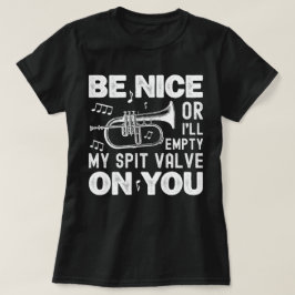 Camiseta Seja legal, vou esvaziar minha vala de cuspe, Flug