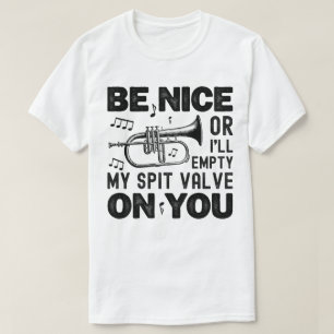 Camiseta Seja legal, vou esvaziar minha vala de cuspe, Flug