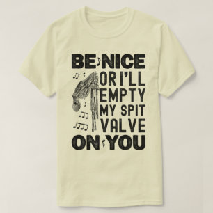 Camiseta Seja legal, vou esvaziar o Humor do Bagpipe da min