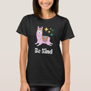 Camiseta Seja Lhama Gentil Gentileza Cute Feminino Empatia