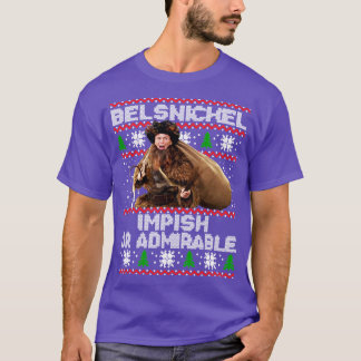 Camiseta Seja lsnickel travesso ou presentes de Natal admir