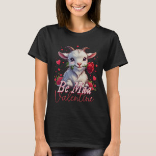 Camiseta Seja Maa do Vale Cabra Coração Lindos Cabra Feliz 