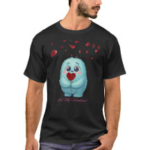 Seja Meu Namorado? – Monstro Fofo com Rosa Desenho