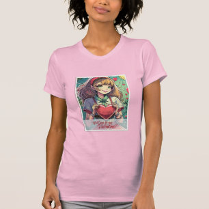 Camiseta Seja Meu Namorado no Estilo Mangá 33419