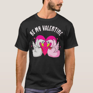Camiseta Seja Meu Namorados, Bonito, Swans Love