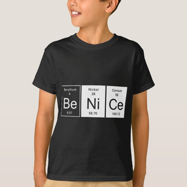 Camiseta Seja Nice Química GIft (Frente)