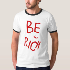 Camiseta Seja o estilo rico do COA Declaração política