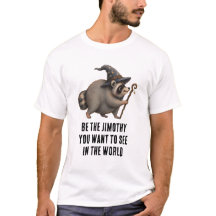 Seja o Jimothy Raccoon Wizard Halloween Personaliz