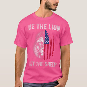 Camiseta Seja O Leão Não O Cara Patriótico Americano M