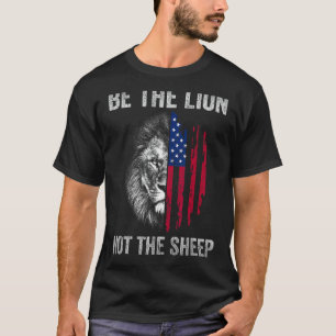 Camiseta Seja O Leão Não O Cara Patriótico Americano M