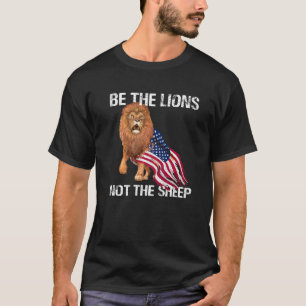Camiseta Seja O Leão Não O Patriótico Motivacional Ovino A