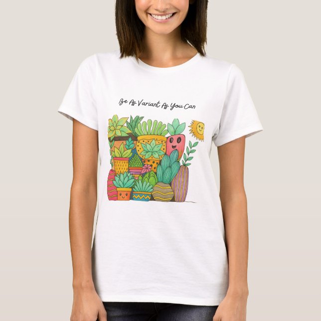 Camiseta Seja o mais variado possível (Frente)
