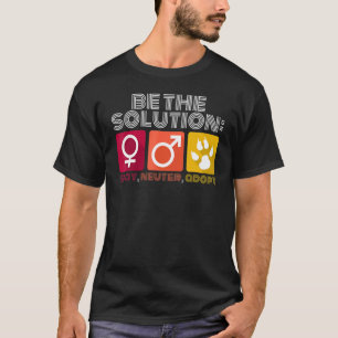 Camiseta Seja O Neutro Da Solução Adotar Animal 2