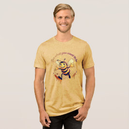 Camiseta Seja o que Você Quer Ser – Abelha Melífera Fofa