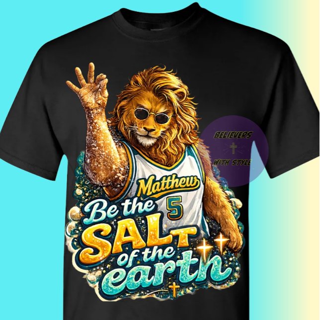 Camiseta Seja o sal da terra (Criador carregado)
