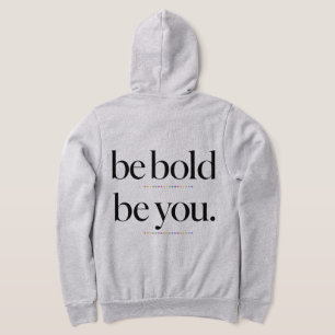 Camiseta Seja Ousado Seja Você Design de Tipografia de Decl