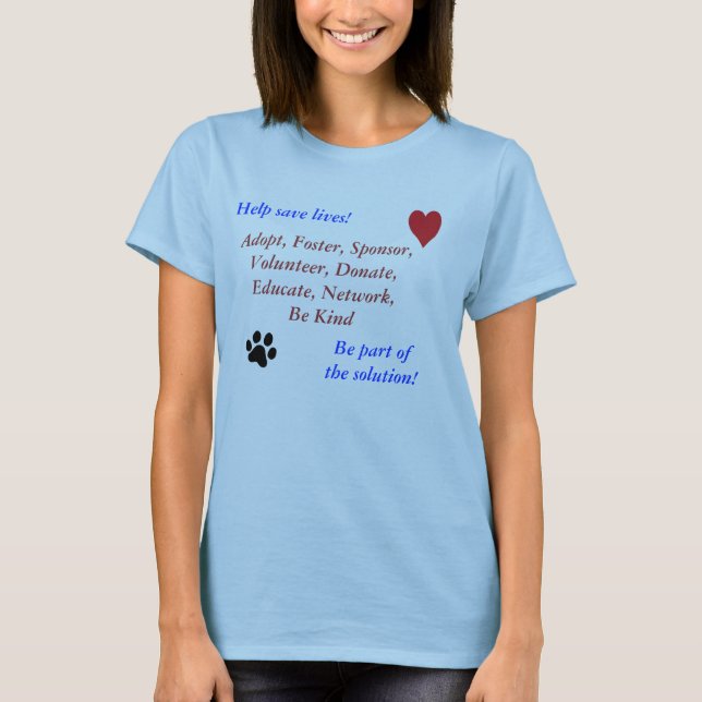 Camiseta Seja parte da solução! (Frente)