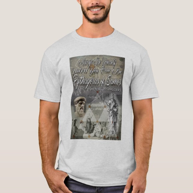 Camiseta Seja Pitágoras de Samos (Frente)