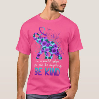 Camiseta Seja preventivo ao suicídio Sensibilização Sunflow