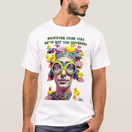 CAMISETA SEJA QUAL FOR SUA VIBRAÇÃO, NÓS TEMOS VOCÊ COBERTO